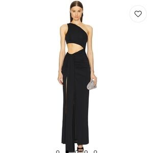Michael Costello x REVOLVE Lilith Gown in Black